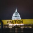 US Capitol with caution tape