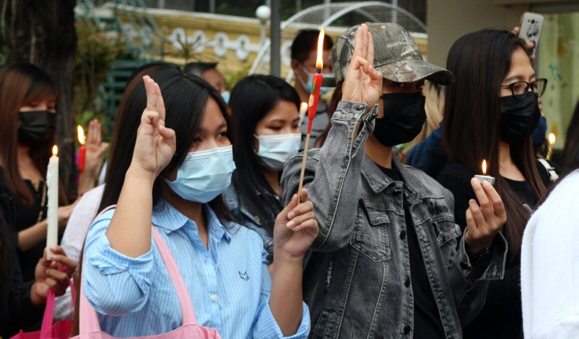 Myanmar protesters