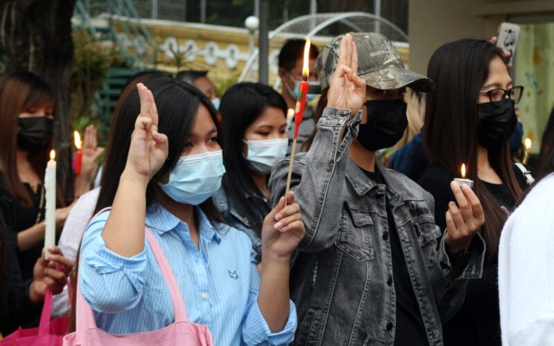 Myanmar protesters